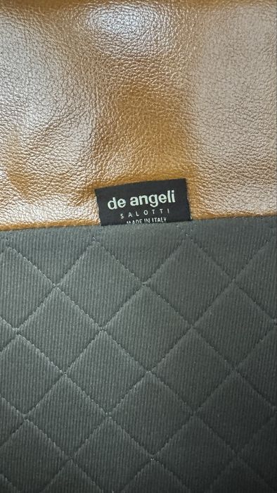 Итальянский кожаный диван De Angeli Salotti