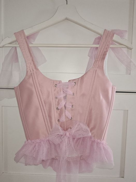 Corset roz trandafiriu