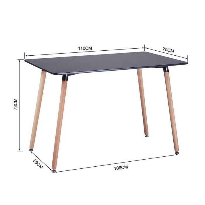 ПРОМОЦИЯ Модерна трапезна маса – 110×70×73 см - SAGE-1PK-B18-LQ