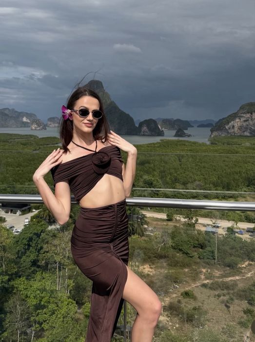 Fashion room кафяв сет