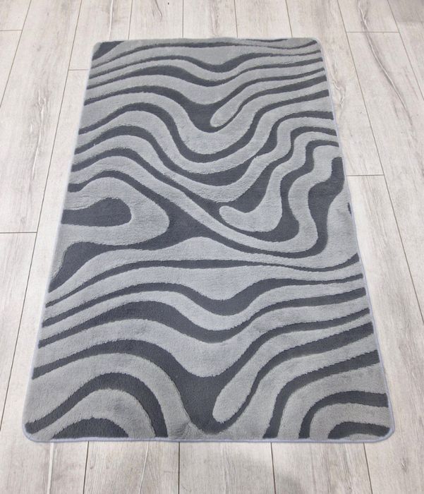 Коврик для ванной комнаты La ola серый 80*120