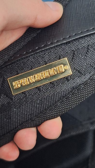 Sprayground gold metallic