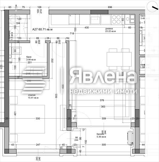 Продава се Двустаен апартамент в Варна, Аспарухово - 71 кв.м за 1515 €/кв.м - Снимка #1