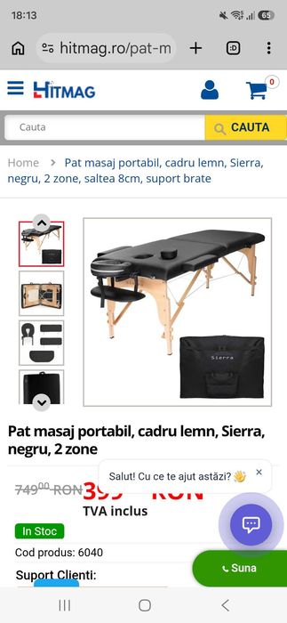 Pat pliabil.masaj