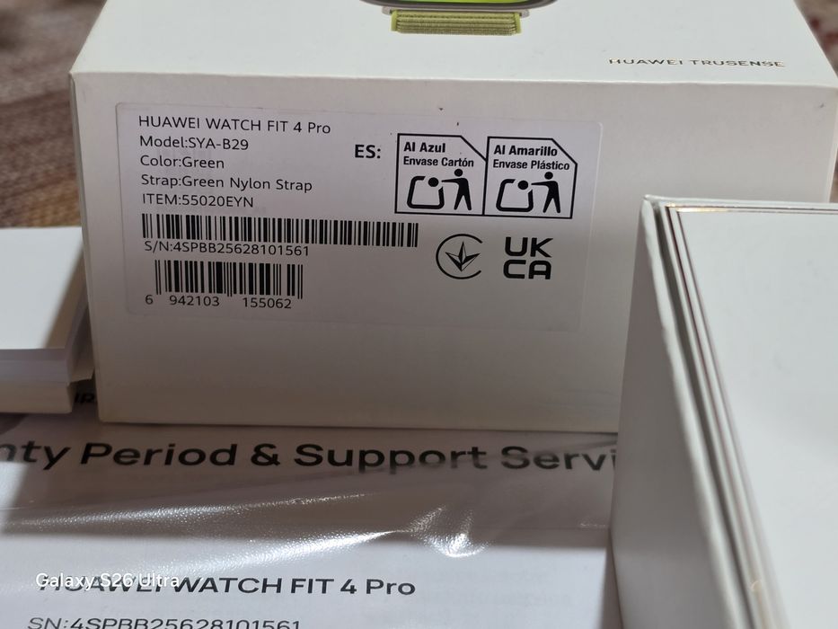 Huawei Watch Fit 4 Pro Green Като нов!