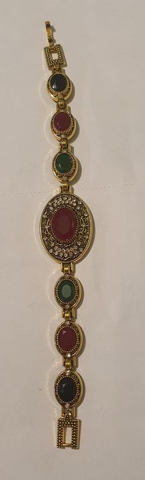 Bratara cu model placata cu Aur