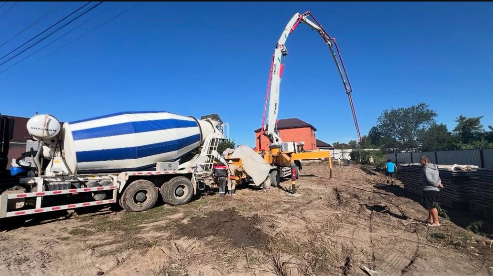 Заливка Фундамент со своей Опалубки