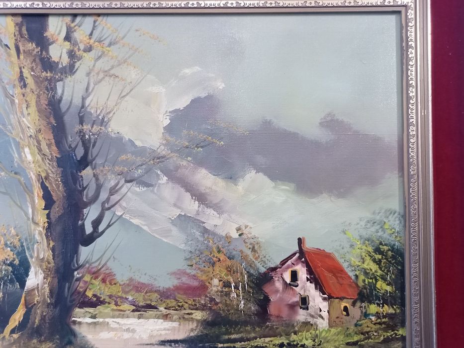 Авторски маслен пейзаж от Германия
