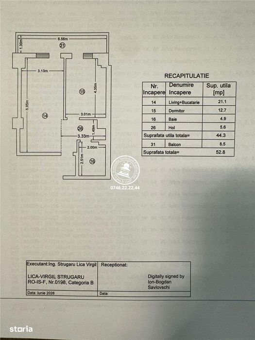 Apartament 2 camere Complex Arca Residance