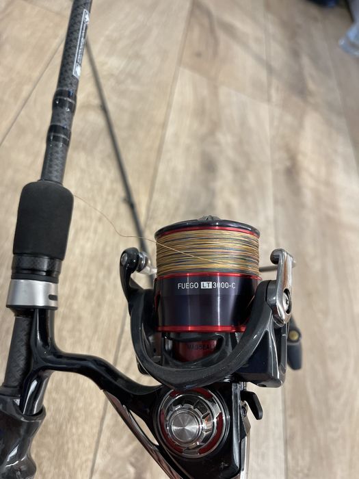 Vand lanseta spinning Okuma PCH Air 2,25 m actiune 5,21 g cu mulineta Daviva Fuego LT-C 3000 - IMPECABILE