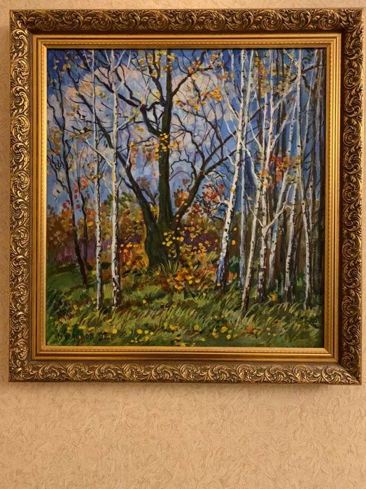 Картина художника В Познова (его картины в Эрмитаже), 1992 год.