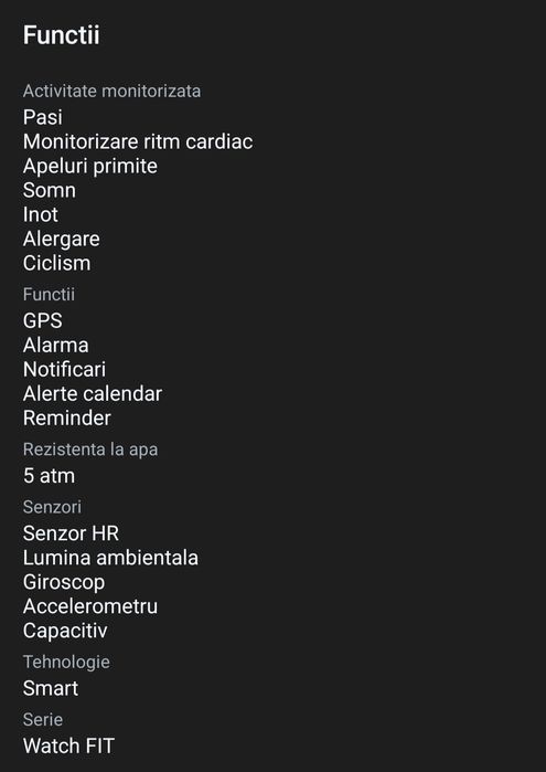 Smartwatch Huawei Watch Fit, Sakura Pink