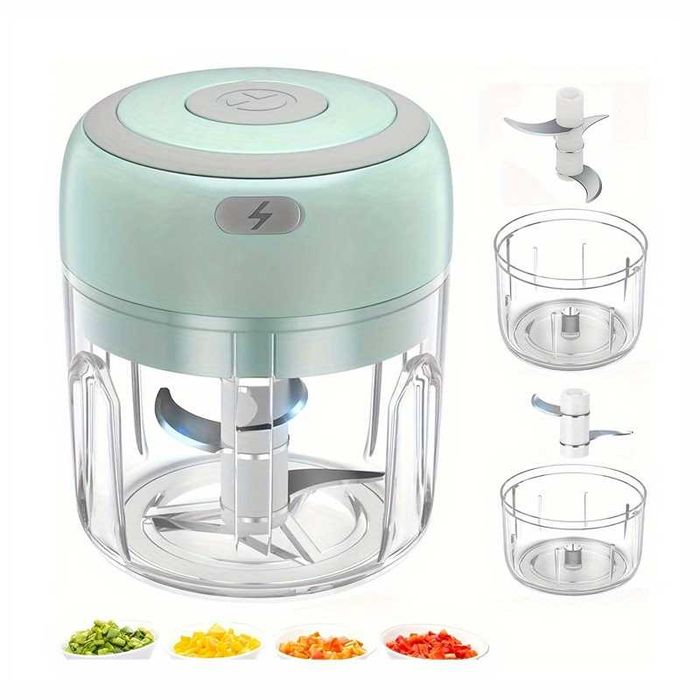 Електрически Чопър/Блендер сет с две купи и с два ножа в комплект