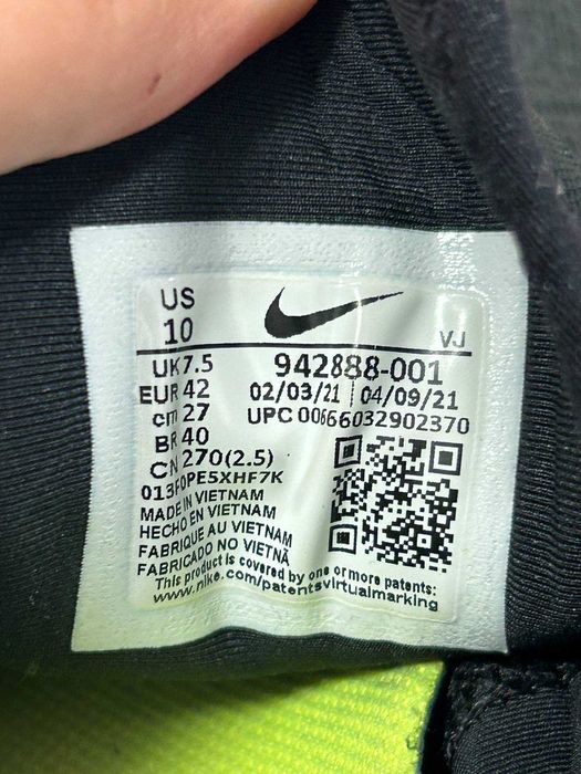 Оригинал ни мъжки маратонки Nike “Just Do It” Black Running Shoes – 42