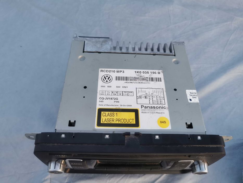 Vw оригинално радио RCD210mp3