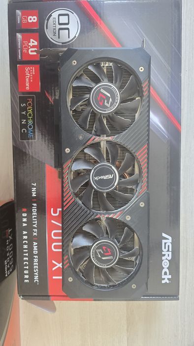 Продам видеокарту Asrock Gaming 5700xt