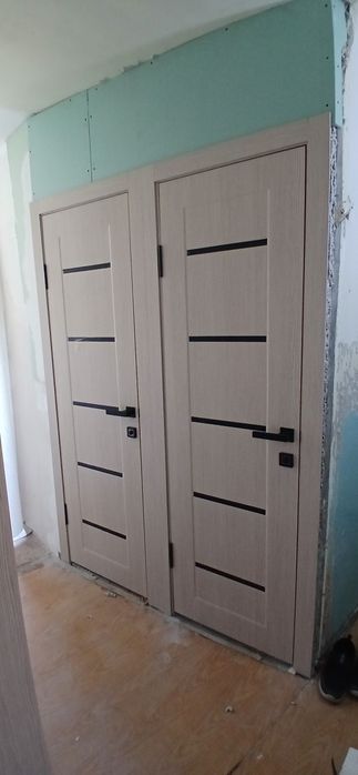 Двери, кафель, сантехника, мелкий ремонт.