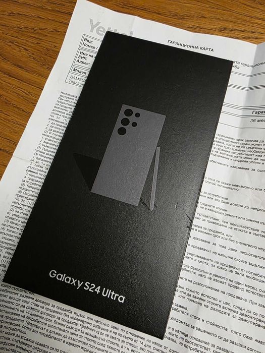 Samsung Galaxy S24 Ultra 5G 256GB. 18 месеца гаранция.