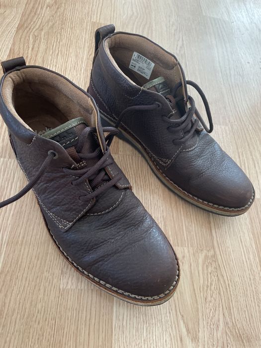 Оригинальные кожаные ботинки Clarks