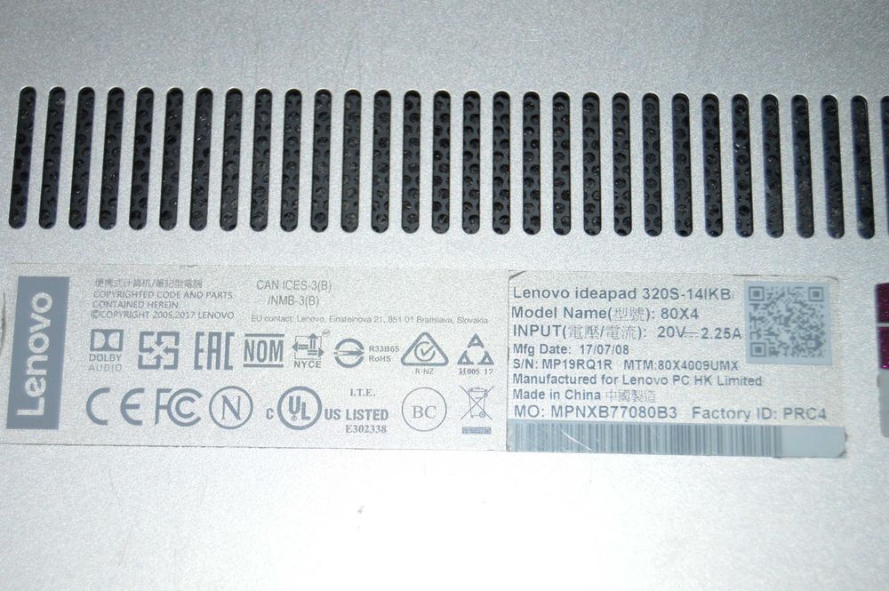 Laptop Lenovo Ideapad 320S I5 7200U - citeste anuntul