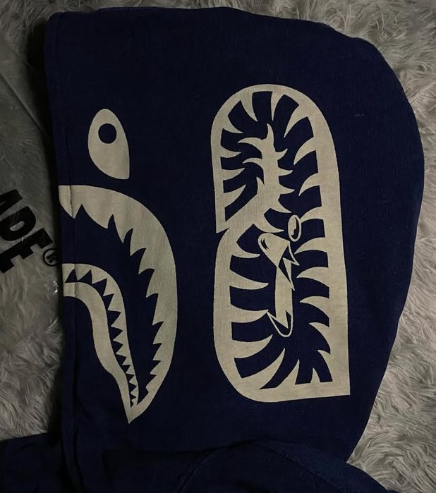 bape indigo cheonggye shark
