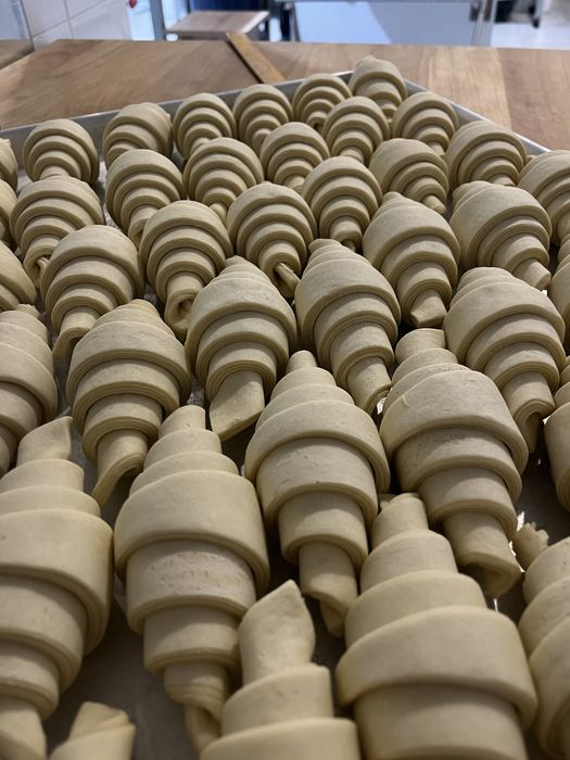 свежая выпечка.