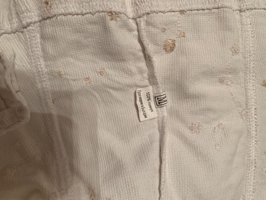 Сако от бяло кадифе