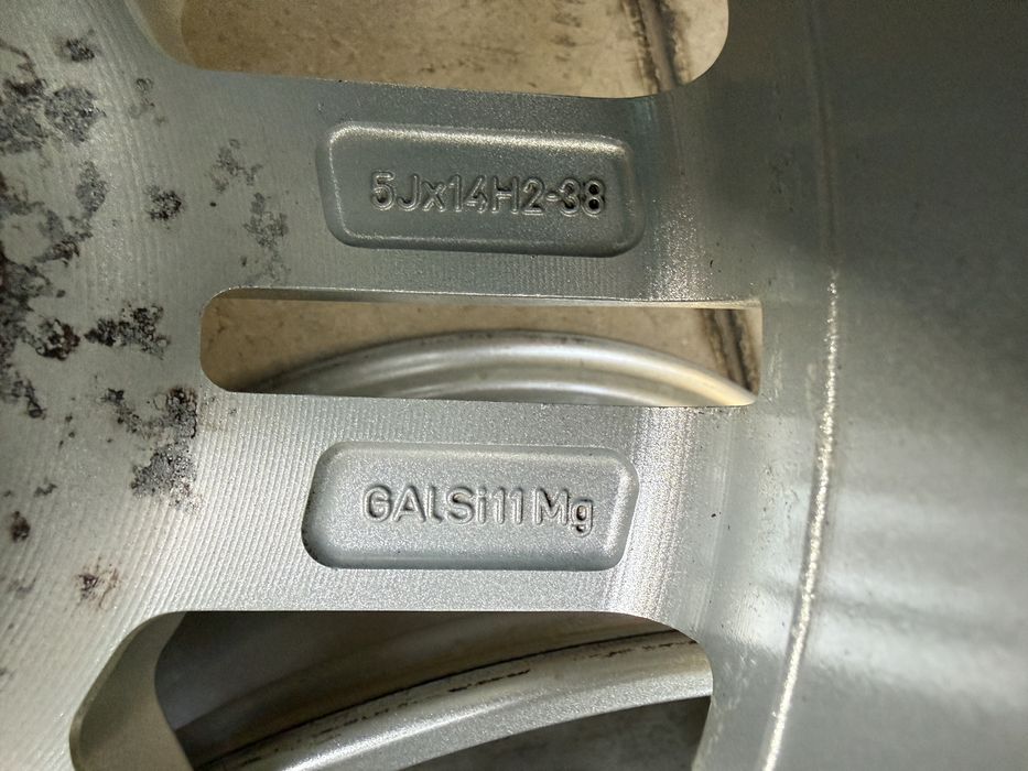 4бр. КАТО НОВИ 14" ОРИГИНАЛНИ Джанти 4х98 за -FIAT/други- 5Jx14H2, ET38