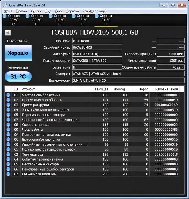 ОЗУ DDR3, есть на 8 GB, ЖД 509 ГБ