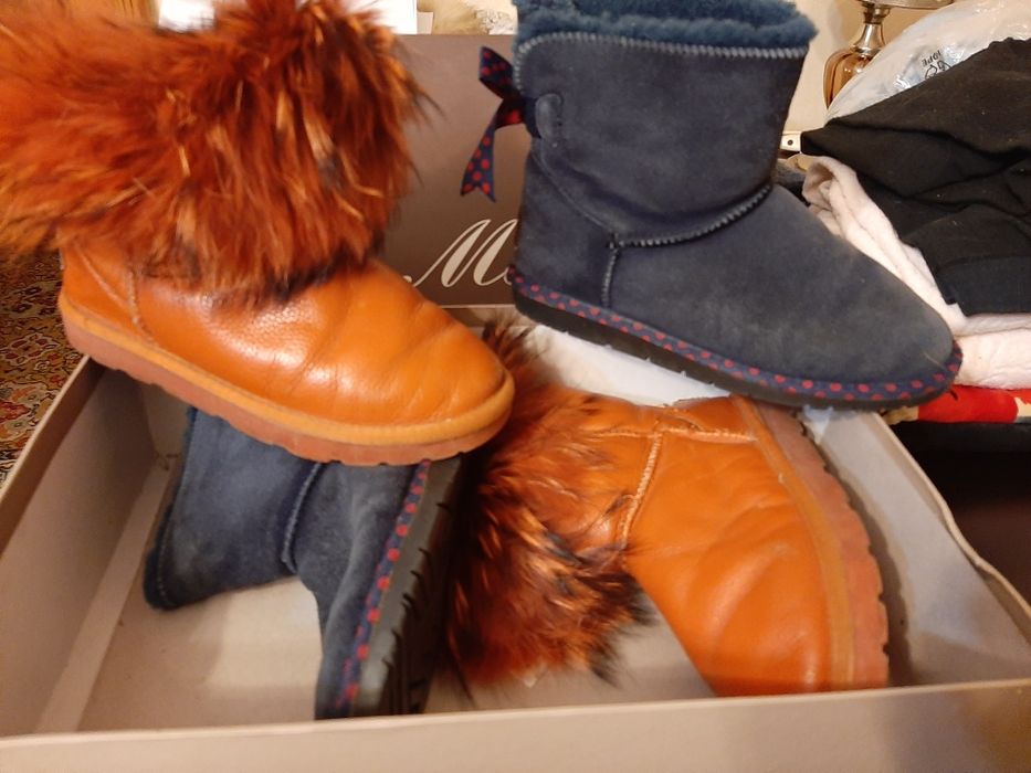 Уги меховые сапожки3100