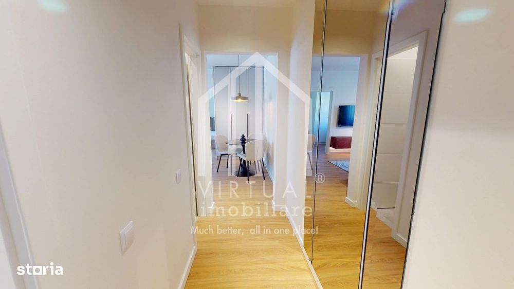 Apartament 2 camere, mobilat si utilat - 38 mp - Facultatea de Drept