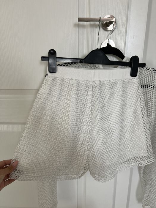 Летен Сет - бял с мрежа