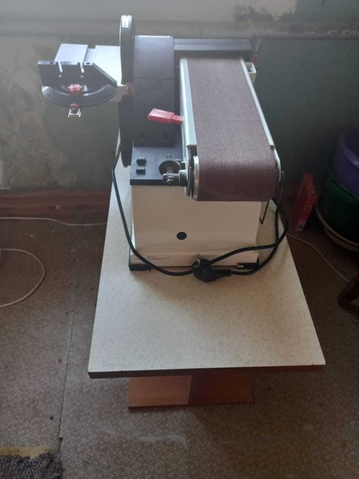 Тарельчато-ленточный шлифовальный станок