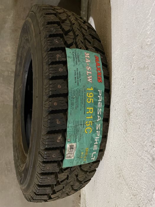 Новый MAXXIS 195 R15 C шипы