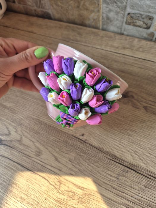 Cani handmade din lut polimeric