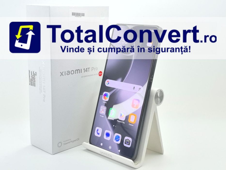 Xiaomi 14T Pro 512GB Titan Black 12GB Dual, Garantie 24 luni | #R93920