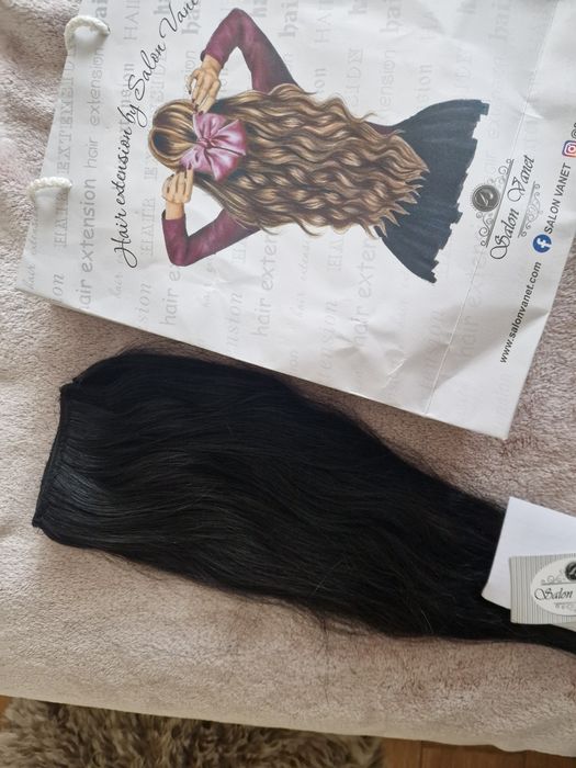 Естествена коса черна  ВАНЕТ