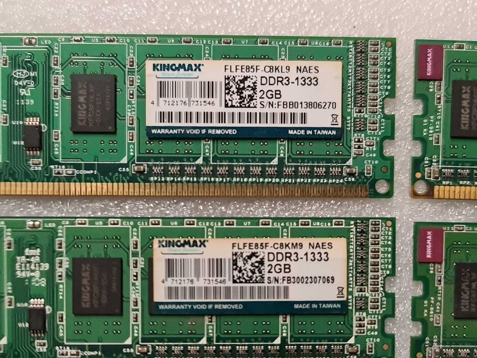 Memorie RAM Kingmax FLFE85F-C8KL9/ C8KM9 NAES 2GB DDR3 1333MHz