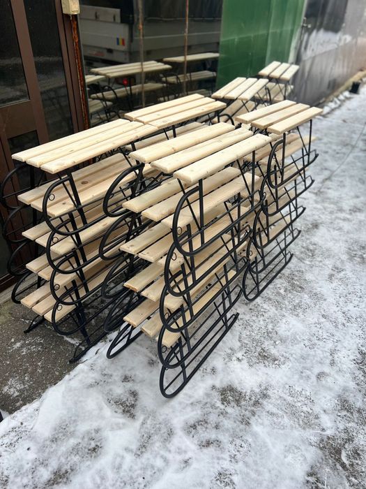 Sanie din metal si lemn usoara si rezistenta perfecta pentru copii