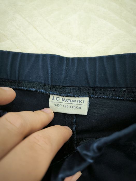 Брюки школьные синие на девочку