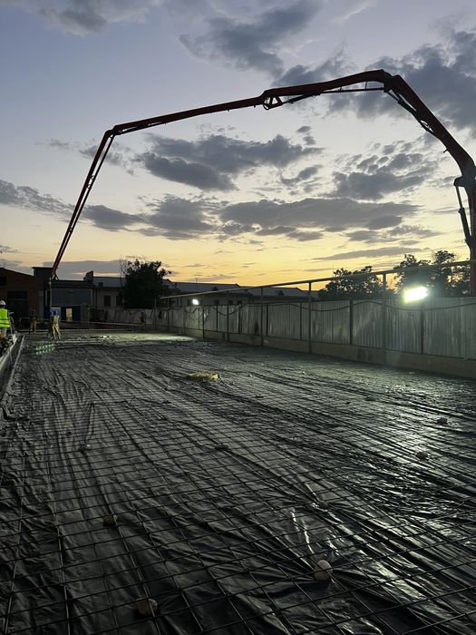 Бетонные дороги. стяжка. топинг.