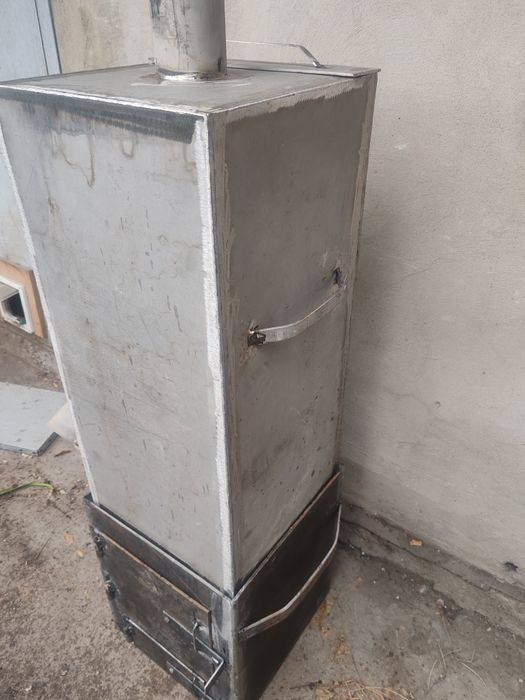 Печь с баком нержавеющим