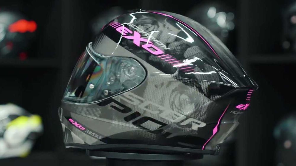 Намаление Мото Каска за мотор  SCORPION EXO-391 AVA Pink M 57-58см.