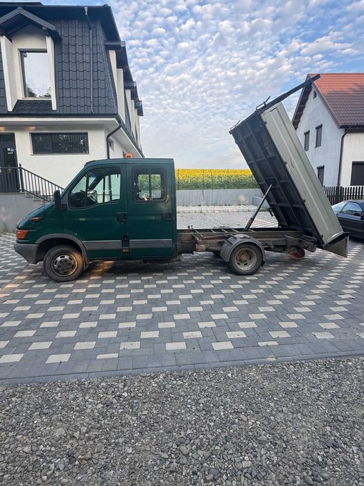 Vand autoutilitara Iveco Daily 2.8 D, 6 locuri, basculabil