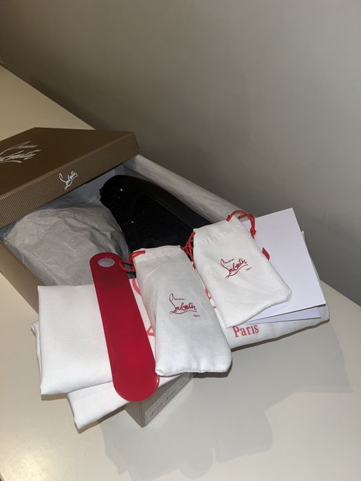 Автентични обувки Louboutin не-носени високи