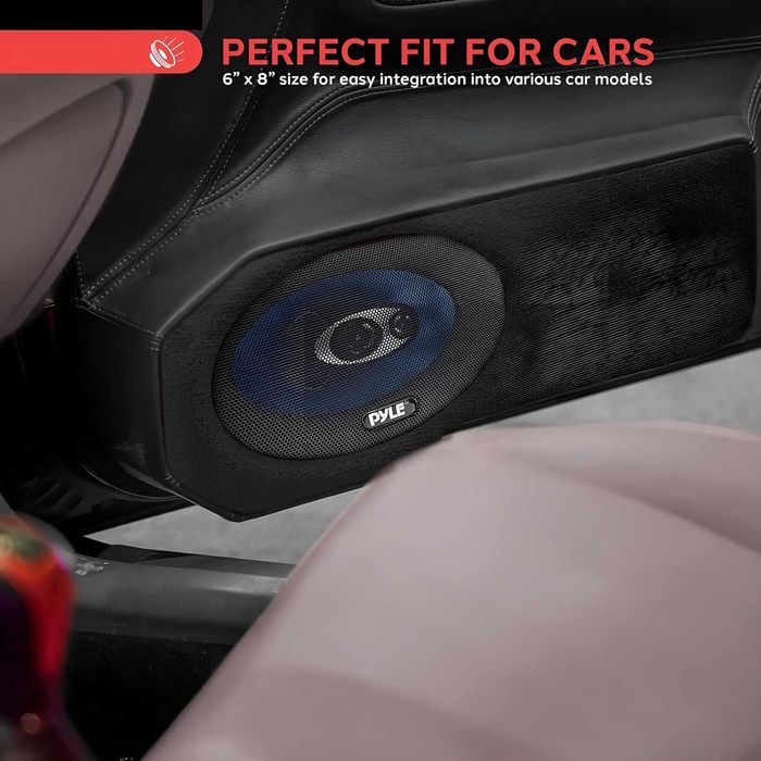 Нови Pyle PL6984BL 6 x 9-инчови 400-ватови 4-лентови говорители ...