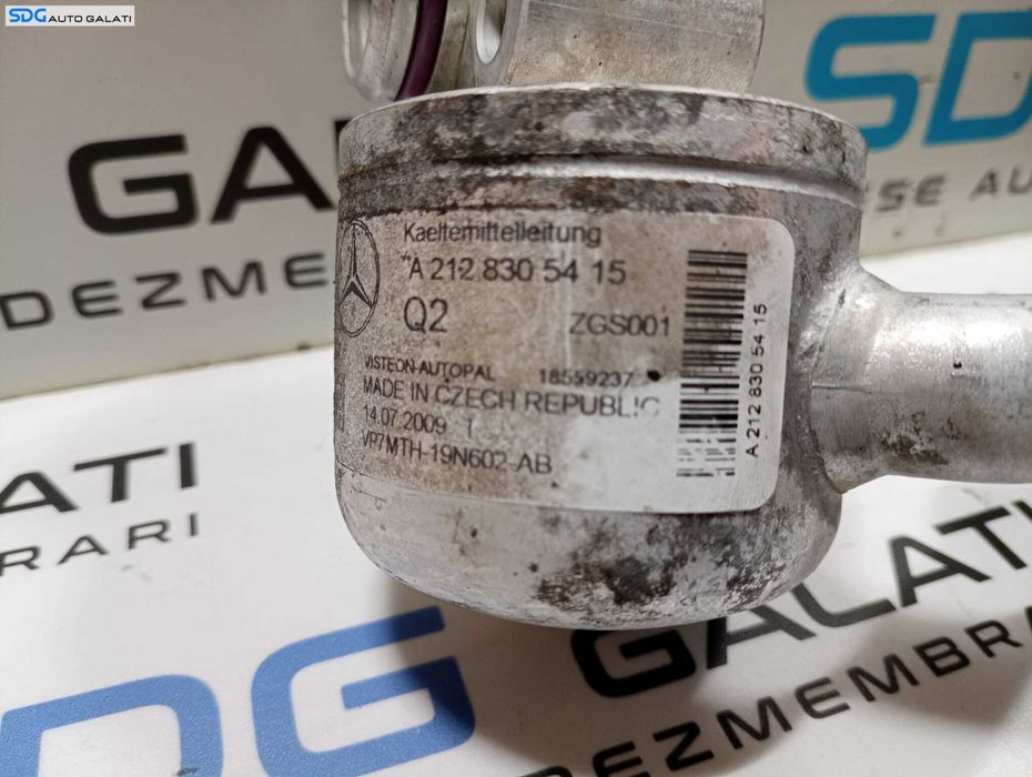 Teava Conducta AC Aer Conditionat Clima Mercedes Clasa E Class W212 E220 2.2 CDI 2009 - 2015 Cod A2128305415 [M4954]