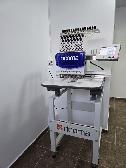 MAȘINĂ DE BRODAT RICOMA RCM-1501TC-7S – 15 ACE – Stare foarte buna