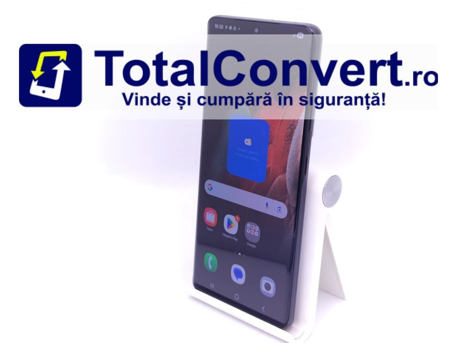 Samsung S21 Ultra 5G 256GB Phantom Black, Garantie 24 luni | #D92093