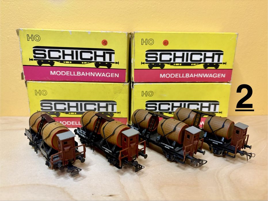 Товарни вагони PIKO, Schicht, Fleischmann, Roco врак, влакче, локомотив